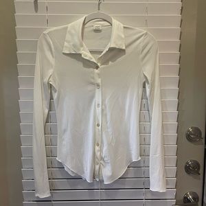 Aritzia Sheer Button Up